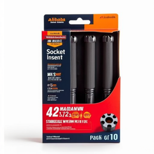 <b>Socket</b> Wrench Insert 456 12 3/8 Inch 6 Point SW 12mm L.<b>28mm</b> STAHLWILLE-Pack of 10 - Product Image 2