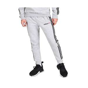 Pantalon de sport en polaire Adidas Itasca pour garçons, couleur : gris/gris chiné, 100% authentique - Product Image 3