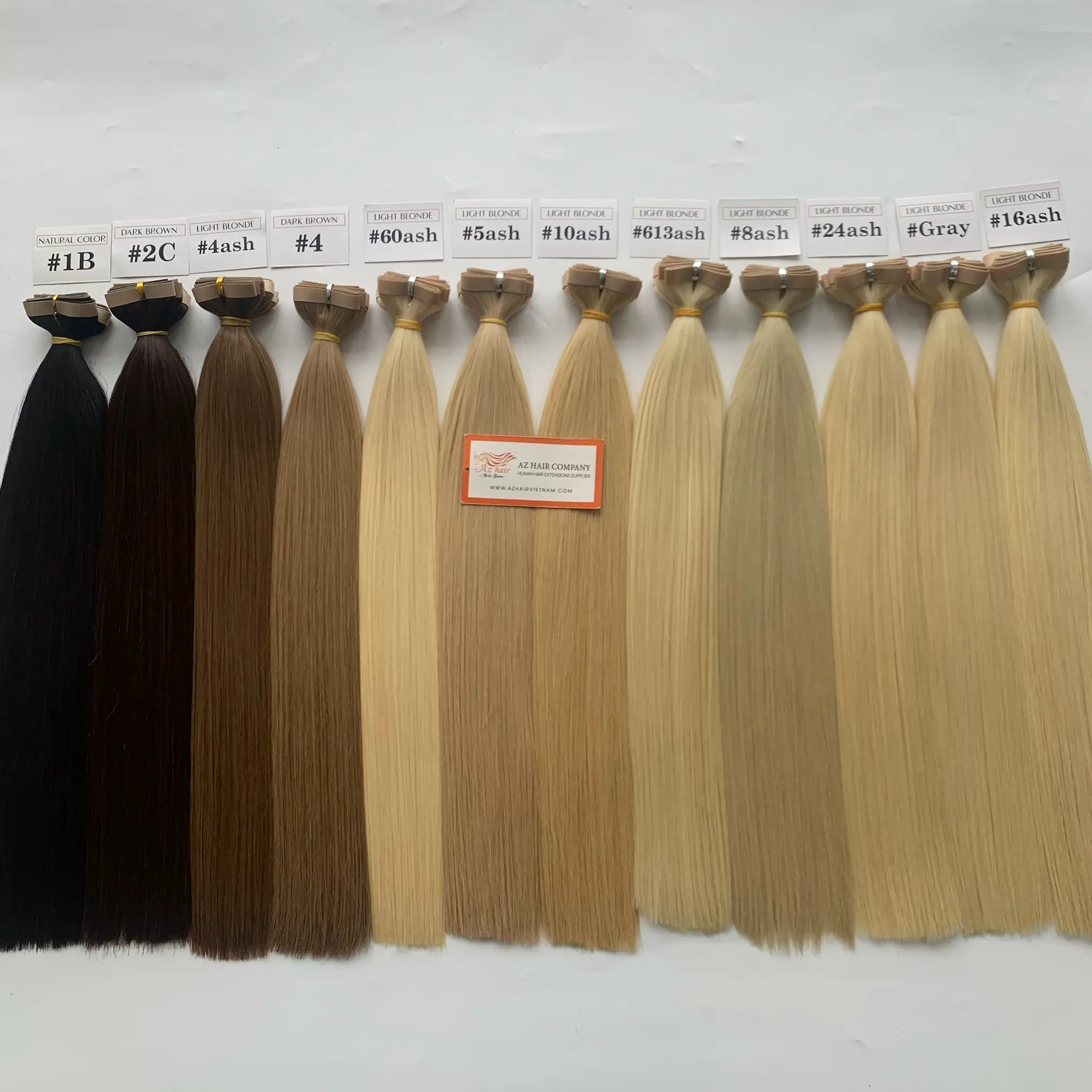 Geniale Inslag Volledige Lengte Gekleurde Rechte Tape In Hair Extensions Echt Menselijk Haar Super Dubbel Getrokken Groothandelsprijs