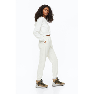 Nueva primavera Otoño Invierno Joggers para mujer, chándal con capucha de encaje decorado, chándal, pantalones, conjunto de dos piezas, estilo frontal plano para verano - Product Image 3