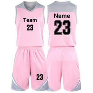 Jersey de baloncesto de alta calidad al por mayor, ropa de entrenamiento reversible transpirable personalizada, conjunto de uniforme de baloncesto - Product Image 6