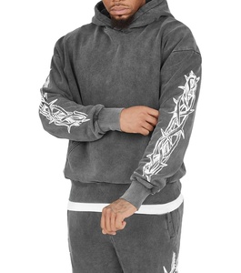 Survêtement unisexe personnalisé en molleton de coton respirant pour l'hiver, léger, à capuche, uni, pour le sport et les loisirs - Product Image 6