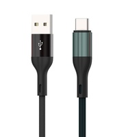 Cable de Carga Rápida USB-C de 27 W, Aleación de Aluminio, Trenzado de Nailon, Conductor de Cobre Puro para Computadora, Teléfono Móvil, Auriculares, iOS, Android