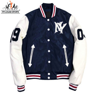 แจ็กเก็ตเบสบอล,ออกแบบตามสั่งเสื้อกีฬาเบสบอลคุณภาพพรีเมี่ยม - Product Image 4