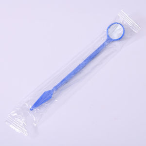 Disposable Steel Resin Plastic Manual Orthodontic Dental Mouth Mirror with Handles for Saliva Suction - Product Image 3