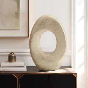 La sculpture décorative élégante d'objet de table ajoute le charme accrocheur de luxe moderne et l'accent élégant de maison - Product Image 6