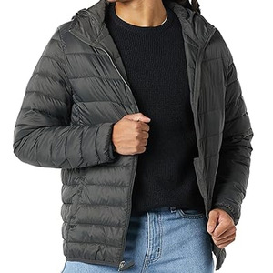 Veste matelassée pour homme en polyester de qualité supérieure, service OEM, logo personnalisé, veste légère pour l'extérieur pour homme - Product Image 3