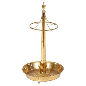 Porte-parapluie élégant en métal blanc, design haut et minimaliste, durable, résistant à la rouille, organisateur d'entrée de maison - Product Image 6