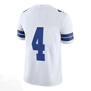 Wholesale OEM American Football Jersey Custom Team Logo Plus Size Option Short Sleeve Custom Printed Team <b>Name</b> Number Breathable - Product Image 2
