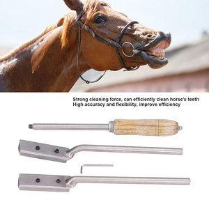 Juego de escofina de flotador Dental para caballos de 4 Uds., Kit Dental equino de pulido fino de alta flexibilidad con cuchillas de acero inoxidable, herramientas duraderas - Product Image 4