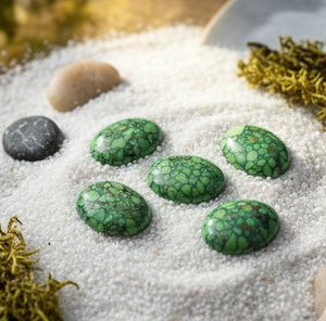 Turquesa Verde Natural, Corte Ovalado, Pulida, Gema Suelta, Cabujón para Fabricación de Joyería, Venta al por Mayor de Fábrica, Exportación, Comprador - Product Image 5