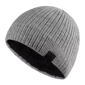 <b>Knitted</b> Cuffed Beanie <b>Hat</b> for Men <b>Women</b> Soft Warm Outdoor Skull Cap for Daily Use and Winter Wear jacquard - Product Image 1
