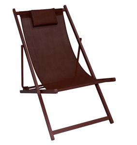Piscine Extérieure Jardin Soleil Métal Aluminium Pliable Sling Adulte <span class=keywords><strong>Plage</strong></span> Transats Chaises Longues avec Oreiller - Product Image 2
