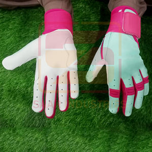 Gants de frappe de Baseball légers en cuir de vachette personnalisables professionnels de haute qualité - Product Image 1