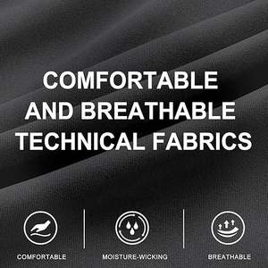 Joggers Cargo informales para hombre, pantalones de chándal cónicos con cordón de cintura elástica ligera, bolsillos de patrón recto, servicio OEM - Product Image 3