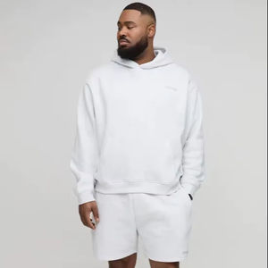 Sweat-shirt à capuche surdimensionné pour homme en molleton imprimé numérique tendance hiver 2025, broderie, coton lourd de qualité, logo personnalisé - Product Image 1