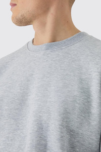 Sudaderas con capucha Heather Grey 100% algodón Heavy Thermal Fleece Lined Hoodies Logotipo personalizado Slim Fit Diseño de cremallera de alta calidad - Product Image 3