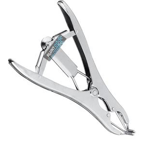 Alicate de Castración Veterinaria Personalizado al por Mayor, Herramienta de Castración de Aluminio con Aplicador, Anillo Azul Reutilizable - Product Image 1