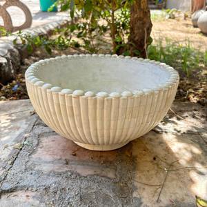 ชามฝังกระดูกสไตล์โบราณงานศิลปะเรขาคณิตที่มีรายละเอียดสำหรับการตกแต่งภายในที่ทันสมัย - Product Image 2