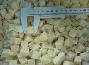 Ananas congelé biologique pelé en tranches dans le cube de bloc de dés coupé-en vrac IQF légumes surgelés prix de gros 99 données d'or - Product Image 6