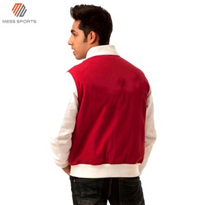 2024 MESS SPORTS High Quality Fashionable <b>Men's</b> Baseball Wool Polyester Sleeves Reversible Breathable Winter <b>Long</b> Horn <b>Jackets</b> - Product Image 5