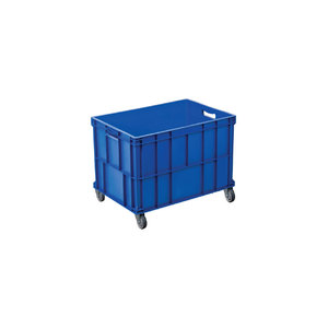 Caja de Almacenamiento Industrial Desmontable de Plástico MYG-343 con Tapa Perforada 480x690x540 mm - Product Image 1