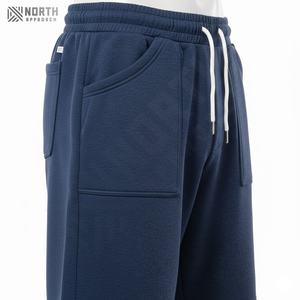 <b>Men</b> Printed Polyester/Cotton Canvas <b>Sweat</b> <b>Shorts</b> Elastic Waist Quick Dry OEM Service High Quality Custom Casual <b>Shorts</b> - Product Image 3