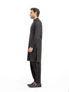 Salwar Kameez pour hommes pakistanais, coupe décontractée, tenue traditionnelle musulmane pour mariage, Eid, Jumma, bureau, affaires - Product Image 4
