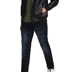 Autumn Winter <b>Men's</b> Loose Cotton <b>Jeans</b> Pant Reasonable Price New Stock Canvas <b>Jeans</b> Pant Lightweight Thickness - Product Image 6