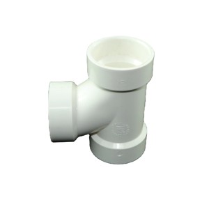 Coude de raccordement en PVC pour raccords de tuyauterie - Product Image 1
