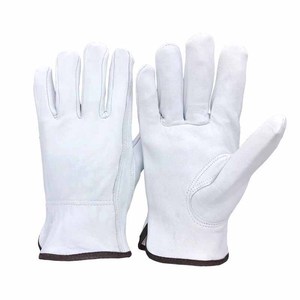 Guantes de trabajo de seguridad de cuero de vaca de alta calidad, guantes de trabajo de piel de oveja para hombres, guantes protectores de seguridad para conducir - Product Image 2