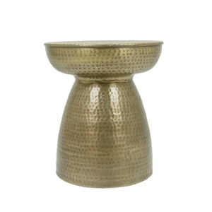 Taburete antiguo vintage único y mesa auxiliar de moda para agregar un toque elegante e intemporal a la decoración moderna de su sala de estar - Product Image 1