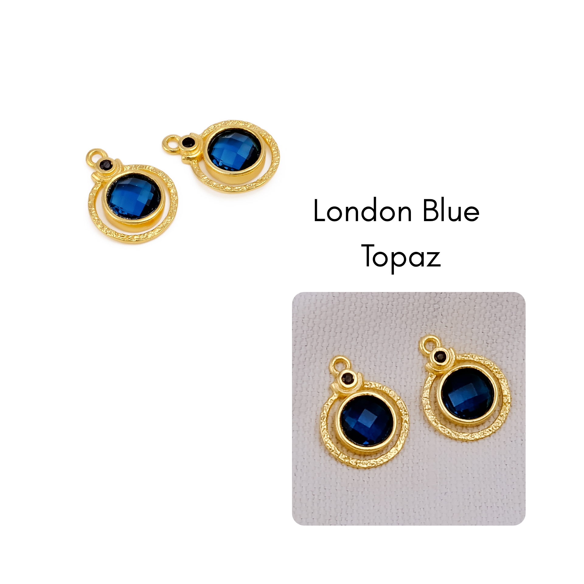 London Blue Topaz Hydro Quartz