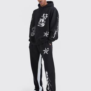 ชุดวอร์มผ้าฝ้าย100% สำหรับผู้ชาย, ชุดกันหนาวคุณภาพสูงปรับแต่งได้พิมพ์ลาย/ปักโลโก้ได้ตามต้องการ - Product Image 2