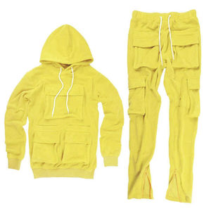 Conjunto de ropa deportiva de dos piezas para entrenamiento físico y gimnasio ecológico para hombre, traje deportivo de invierno a buen precio - Product Image 4