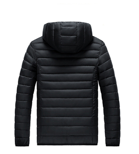Custom <b>Light</b> Weight Warm Oversize M-8XL Detachable Hooded Windproof <b>Jacket</b> <b>Men's</b> Down Coat Padded Puffer <b>Jacket</b> <b>Men</b> 2026 - Product Image 6