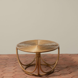 Mesa de centro hecha a mano de ratán de alta calidad, mesa auxiliar de té redonda de ratán, decoración de sala de estar, muebles de Resort - Product Image 4