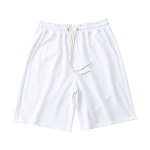 2025 nuevo estilo y pantalones cortos de algodón 100% de alta calidad al por mayor pantalones cortos sólidos en blanco para hombres ropa de calle pantalones cortos de entrenamiento de alta calidad - Product Image 5