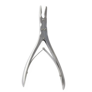 Rongeurs orthopédiques en acier chirurgical inoxydable ZAUFAL-JANSEN, double action, 3 mm, 4 mm, 5 mm, mâchoire incurvée de 7 pouces, 19 cm, alimentation manuelle - Product Image 4