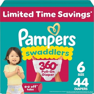 Pampers Swaddlers 360, faciles à changer pour les bébés actifs, 70 unités, protection anti-fuites, doux et respirant - Product Image 4