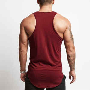 Tanktop High Quality Customized Tank Top Men Cotton <b>Material</b> Quick Dry Breathable Fashionable Gym Muscle Workout Tank Tops - Product Image 2