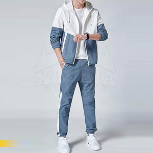 Chándales cortavientos profesionales más vendidos con cuello con capucha transpirable Temporada de primavera Diseño de etiqueta privada personalizable - Product Image 4