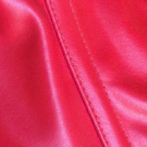 Collar de Cuero Rojo con Cuello Alto Tipo Corsé - Product Image 5