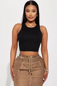 Hot Sales Custom Womens Clothing Crop Tops High Quality O-<b>neck</b> Summer Sleeveless <b>Ladies</b> Vest Ribbed Tank Tops for Girls - Product Image 6