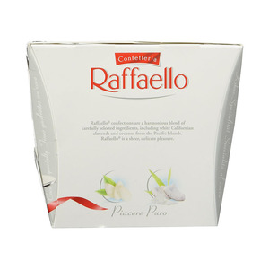 Meilleur prix Ferrero pour Raffaello Barre de chocolat à la crème de noix de coco et d'amande 90g Bonbon solide avec biscuit Ingrédients supplémentaires - Product Image 3