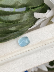 พลอยเพชรกะรัตพลอยสีอะความารีนจากธรรมชาติ3.78ให้ผลการเปลี่ยนสีเป็นเงาที่ดีสำหรับการทำเครื่องประดับ - Product Image 2