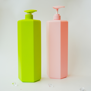 Bouteille carrée en plastique HDPE de 2000ml grande capacité pour cosmétiques 2025 Offre Spéciale-pour shampooing revitalisant gel douche - Product Image 3