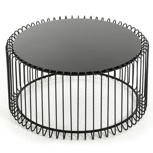 Table ronde en métal pour le café et le thé en fer Décoratif de luxe Prix bon marché pour le salon Style moderne et simple - Product Image 1