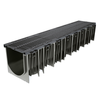 Technodrain TCNMT300C16GS Rejilla de Hierro Dúctil de Alta Calidad con Diseño Moderno para Drenaje Exterior, Ranura de 16 mm, Certificación CE EN1433