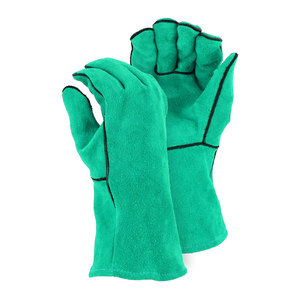 Guantes de Soldadura de Piel de Cabra, Nuevo Diseño, Guantes de Soldadura Resistentes al Calor, Guantes de Seguridad Personalizados No Rígidos, Impermeables - Product Image 3